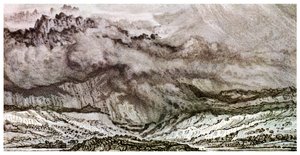 Snowdon, közeledő vihar, 1853, 1956 alkotó: Unbekannt