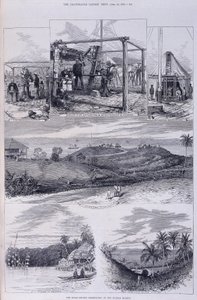 Napfogyatkozás Obszervatórium, Nicobar-szigetek, 1875 alkotó: Unbekannt