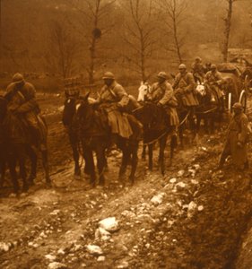 Katonák mozgásban, c1914-c1918 alkotó: Unbekannt