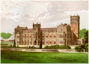 Somerleyton, Suffolk, Baronet Crossley otthona, 1880 alkotó: Unbekannt