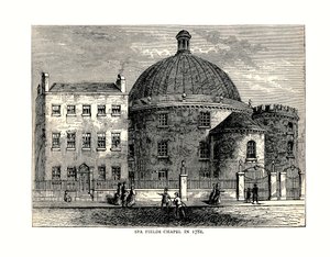 Spa Fields kápolna, 1781 alkotó: Unbekannt