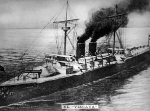 Spanyol csatahajó, The Viscaya, 1898-as, 1920-as évek alkotó: Unbekannt