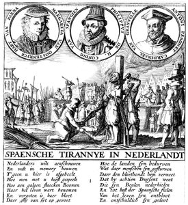 A hugenották spanyol kivégzése, 1565 alkotó: Unbekannt