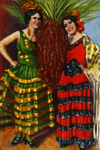 Spanyol táncosok, 1928. alkotó: Unbekannt
