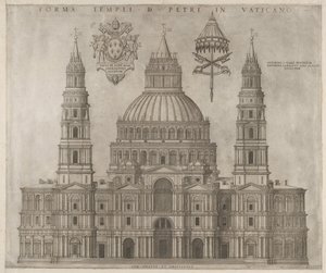 A római nagyszerűség tükre: St. Péter, 1547. alkotó: Unbekannt