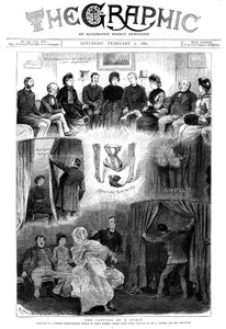 A Spirit leleplezett egy londoni szeánszon, 1880 alkotó: Unbekannt