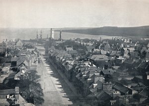 St. Andrews – Kilátás a városra a College Church Towerből, 1895 alkotó: Unbekannt