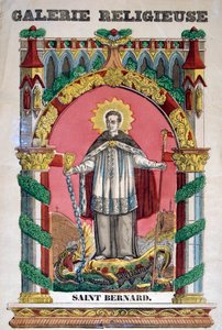 Clairvaux-i Szent Bernát, 19. század alkotó: Unbekannt