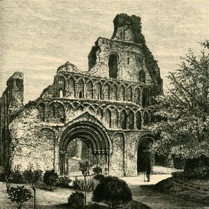 St. Botolphs Priory, 1898. alkotó: Unbekannt
