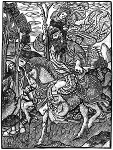 Szent Kristóf lóháton, 1964. alkotó: Unbekannt