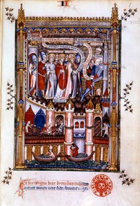 Szent Denis Sisinnius előtt, 1317 alkotó: Unbekannt