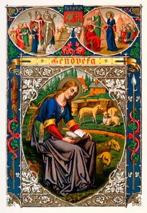 St Genevieve, 1886 alkotó: Unbekannt