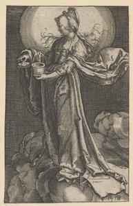 Szent Mária Magdolna a felhőkön példány, 1518. alkotó: Unbekannt