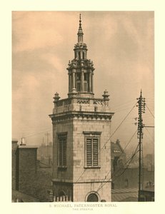 Szent Mihály, Paternoster Royal, The Steeple, 19. század közepe-vége. alkotó: Unbekannt
