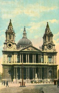 St. Pauls Cathedral, London, 1910. alkotó: Unbekannt