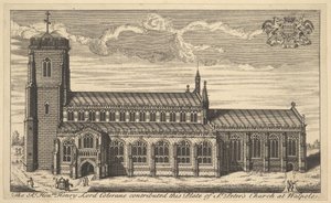 Walpole-i Szent Péter-templom, 18. század. alkotó: Unbekannt