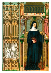 Szent Scholasztika, 1886 alkotó: Unbekannt