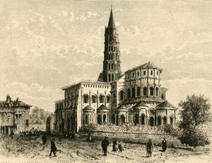 St. Sernin, Toulouse, 1890. alkotó: Unbekannt