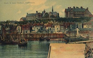 Stade & Inner Harbour, Folkestone, 19. század vége – 20. század eleje alkotó: Unbekannt