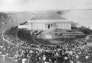 Stadion, Harvard Egyetem, Cambridge, Massachusetts, USA, XX. század eleje alkotó: Unbekannt