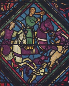 Ólomüveg – Chartres-i székesegyház, 13. század, 1950 körül. alkotó: Unbekannt