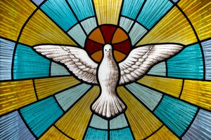 Ólomüveg a Spirito Santo templomban alkotó: Unbekannt