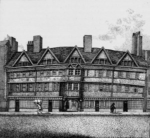 Staple Inn, High Holborn, London, 1890 1904 alkotó: Unbekannt