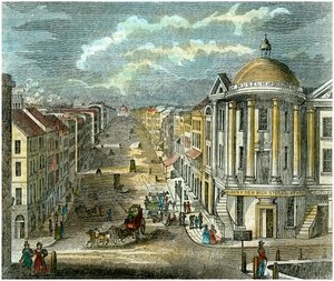 State Street, Albany, New York, USA, 1835 alkotó: Unbekannt