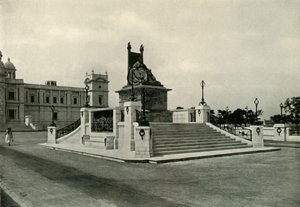 Viktória királynő szobra a Victoria Memorial Hall előtt, 1925. alkotó: Unbekannt
