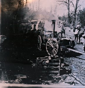 Gőzmozdony, c1914-c1918 alkotó: Unbekannt