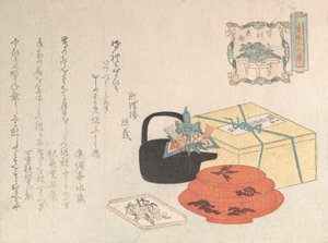 Csendélet, Yogoyomi tervezése, Képes naptár, 1816. alkotó: Unbekannt