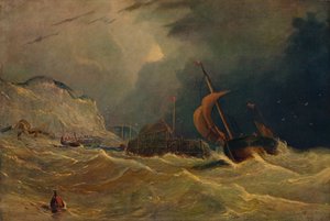 Viharos tengeri táj, c1830, 1938 alkotó: Unbekannt