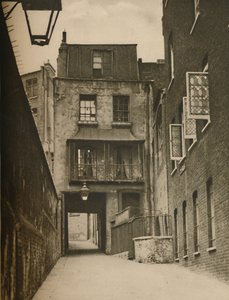 A Strand Lane és a római fürdő bejárata, 1935. alkotó: Unbekannt