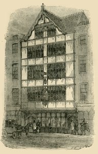 A Crosby Hall utcafrontja, 1872. alkotó: Unbekannt