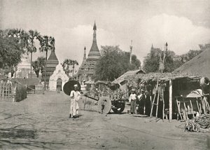 Utcai jelenet, Bhamo, 1900. alkotó: Unbekannt