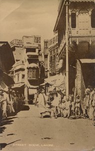 Street Scene, Lahore, . alkotó: Unbekannt