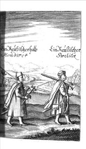 Streltsy Georg Adam Schleissingtől A Czaarenek Reusslandban Ivan és Peter Alexewiz, 1693 alkotó: Unbekannt