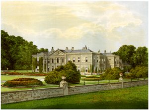 Studley Royal, Yorkshire, Ripon márki otthona, 1880 alkotó: Unbekannt