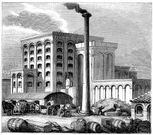 Cukorfinomító, Southampton, Anglia, amely 1851-ben nyílt meg alkotó: Unbekannt
