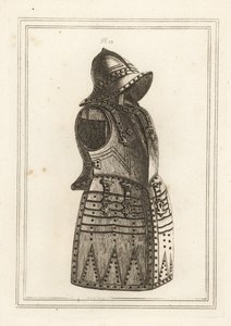 Fekete morion vagy arquebus páncél öltöny alkotó: Unbekannt