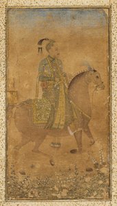 Abdullah Qutb Shah szultán 1614-74 lóháton, kb. 1635. alkotó: Unbekannt