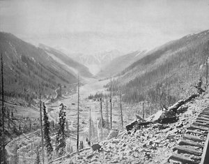 Sultan Mountain, Silverton közelében, Colorado, 1897. alkotó: Unbekannt