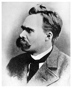 Superman: Friedrich Nietzsche, német filozófus, XIX. század, 1956 alkotó: Unbekannt