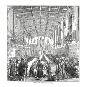 Vacsora a Christs Kórházban, 1878 alkotó: Unbekannt