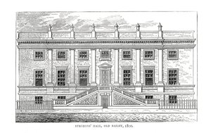Surgeons Hall, Old Bailey, 1800 alkotó: Unbekannt