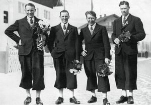 Svéd sífutó-válogatott, Téli Olimpiai Játékok, Garmisch-Partenkirchen, Németország, 1936 alkotó: Unbekannt