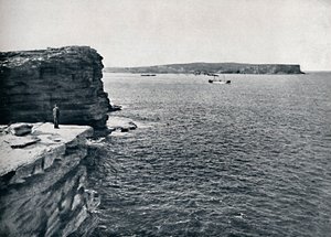 Sydney Heads, a Gap at Watsons Bay, 1900. alkotó: Unbekannt