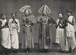 Jelenet a Shakuntalavilasából, Shakuntala színművéből, 1926 alkotó: Unbekannt