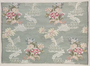 Taft, Brocaded, c. 1750. alkotó: Unbekannt