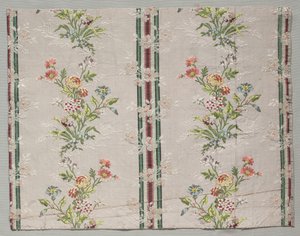 Taft, Brocaded, c. 1790. alkotó: Unbekannt